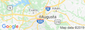 North Augusta map
